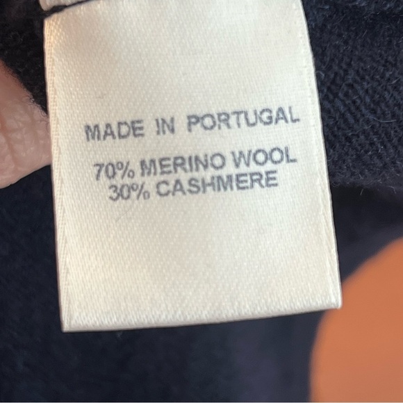 Oscar de la Renta Blue Cashmere Short Sleeve Sweater size 2yr - Picture 4 of 5